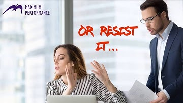 Maximum Performance Training Module - Dealing with change