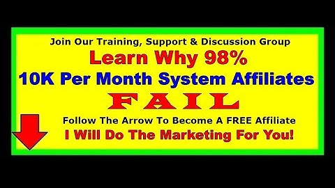 Why 98% 10K Per Month System Affiliates Fail | 10K Per Month System Training Scam Demo Review