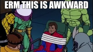 The Sinister Six put SpiderMan in a Coma