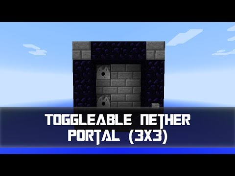 How to make a toggleable nether portal