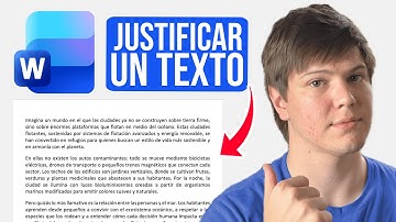 Como JUSTIFICAR TEXTO en Word - Paso a Paso
