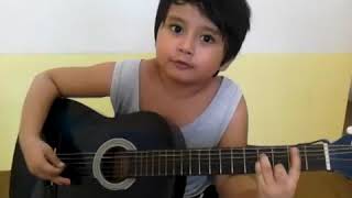 Anak kecil main gitar lagu firman kehilangan