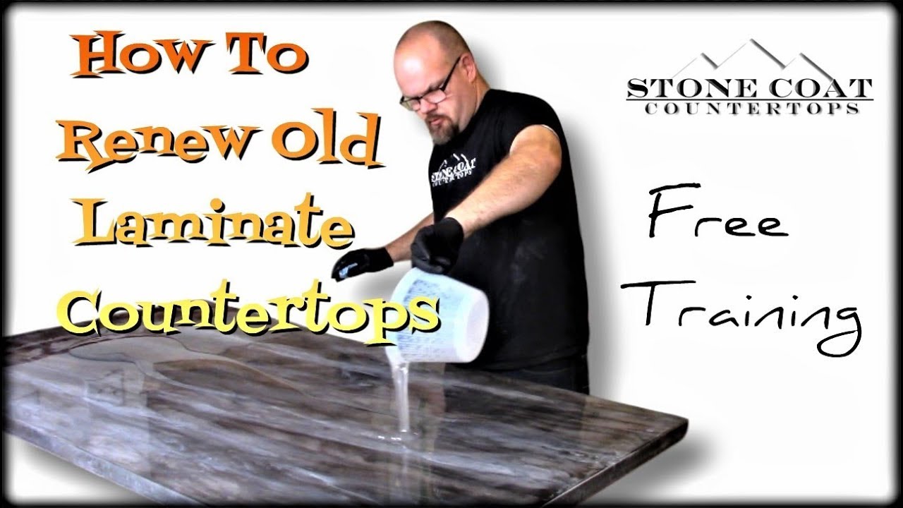 Renew Old Laminate Countertops Youtube