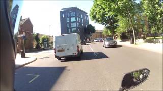 Car crash from not paying attention