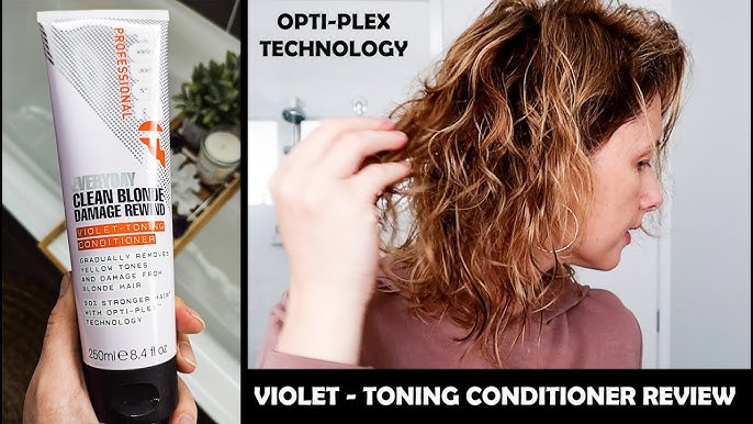 Fudge Professional Clean Blonde Damage Toning Shampoo - Violet Rewind & YouTube Conditioner