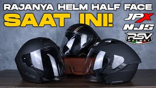 BOSHELM COMPARISON | 3 MOST HYPE HALF-FACE HELMETS CURRENTLY | NJS KAIROZ, RSV SV300 & JPX NOVA X