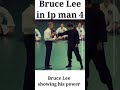 Bruce Lee punch power.