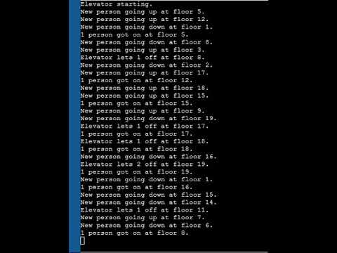Elevator Automation in C# programming