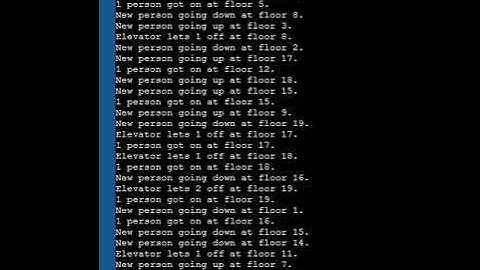 Elevator Automation in C# programming