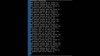 Elevator Automation in C# programming