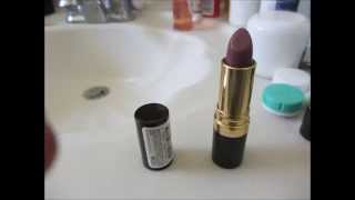 Revlon Super Lustrous lipstick swatches