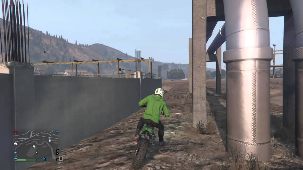Gta 5 dirt bike track YouTube