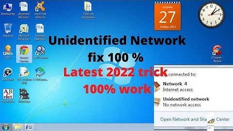 How to Fix or solve unidentified Network problem | No internet Access | limited Access| windows 7