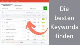 Keyword-Recherche mit dem KWfinder: So geht's