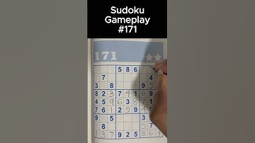 Sudoku Gameplay Medium Level | Math Tutor Edu | Sudoku 171