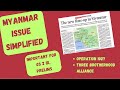 Myanmar Issue Explained | GS 2 International Relations | Prelims | UPSC CSE | Current Affairs Topic