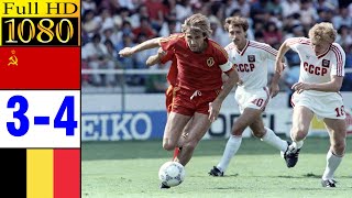 Soviet Union 3-4 Belgium World Cup 1986 Full Highlight 1080P Hd