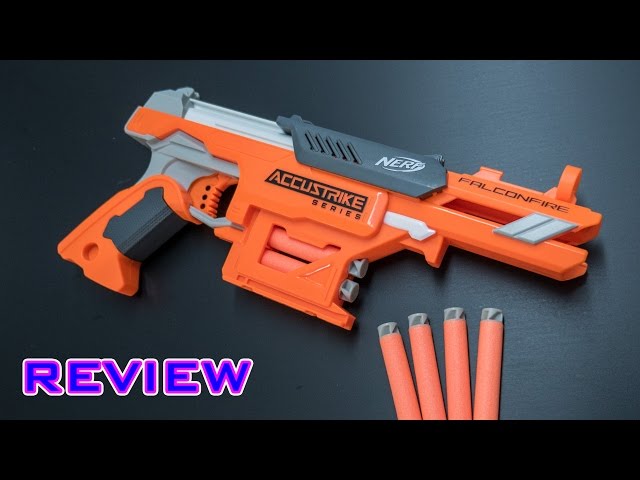 pistolet fusil nerf strike falconfire + cible nerf elite