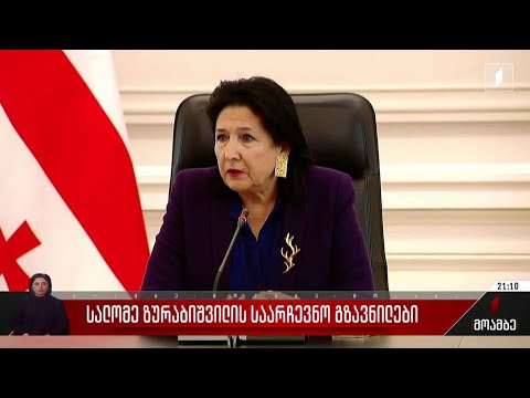 სალომე ზურაბიშვილის საარჩევნო გზავნილები