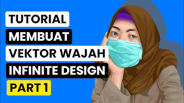Tutorial membuat vektor wajah infinite design|PART 1|VECTIONART