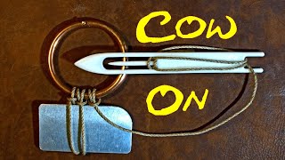 Casting onto a Ring - Cow Hitch Method - Net Making
