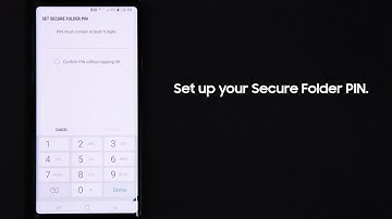 How to Use Secure Folder
