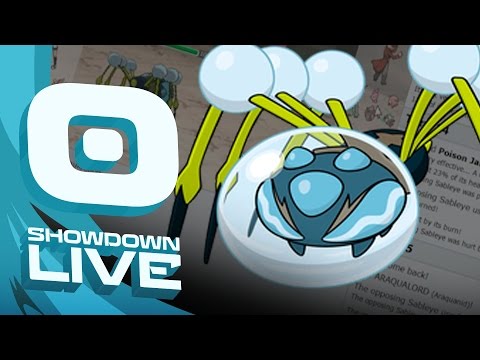 Pokemon Sun and Moon! Showdown Live: Enter Araquanid - Araquanid Showcase!