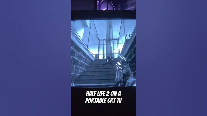 HL2 on Portable CRT -  - #90s #y2k #2000s #rca #shorts #childhood