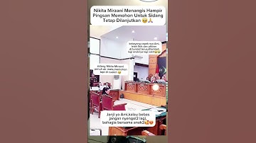 Thumbnail of Nikita Mirzani Memohon Sambil Menangis Kepada Hakim 🥹🙏 #shortvideo #artist #shorts #nikitamirzani