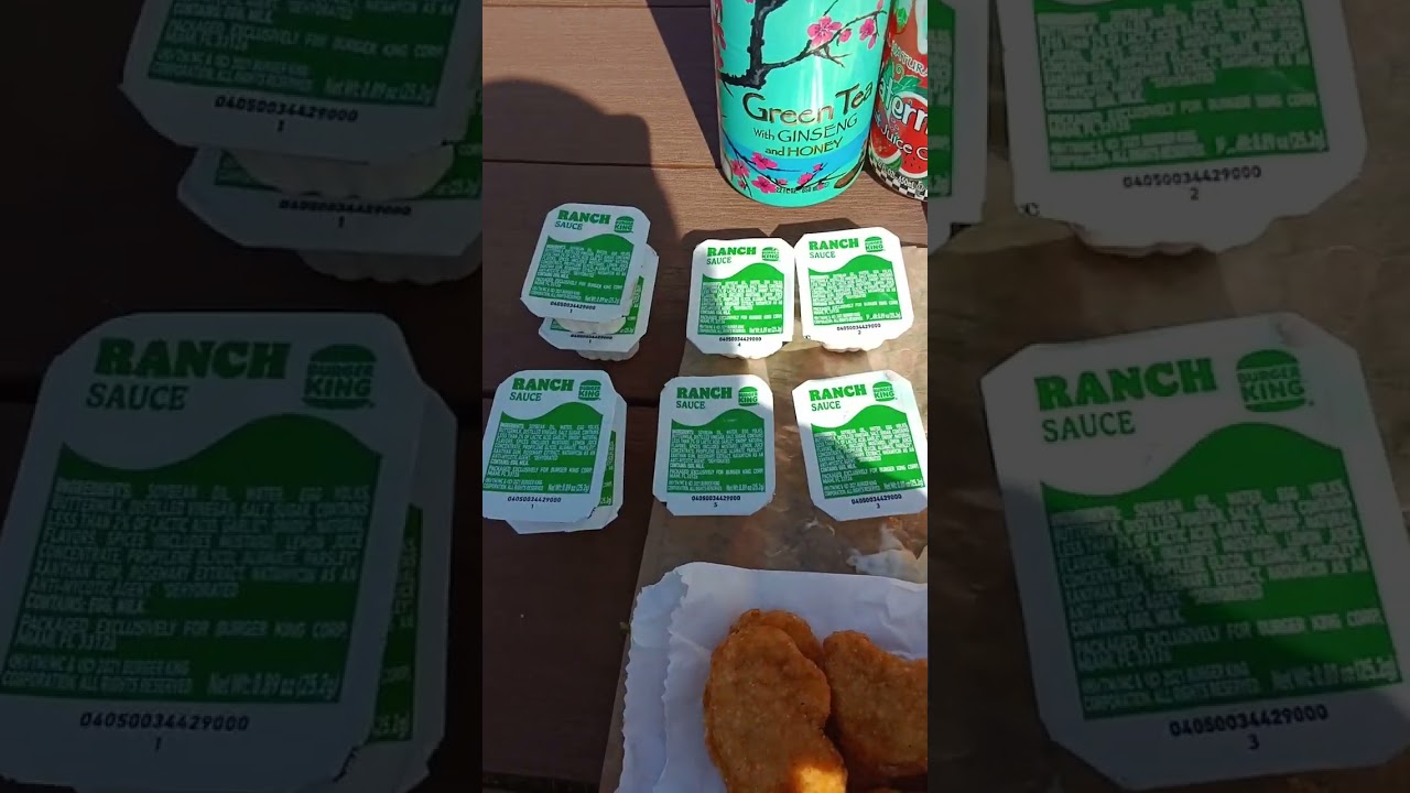 Picnic, w/ Outstanding Burger King (On An Unseasonably Warm Day). Milo-Grogan. Winter 2023. 🍔 🥓 🧅🥤