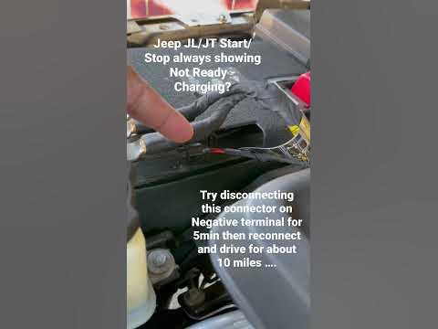 Jeep Start/Stop Not Ready - Charging FIX - YouTube