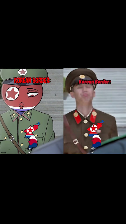 KOREAN ENMITY 🇰🇵 🇰🇷 #countryhumans