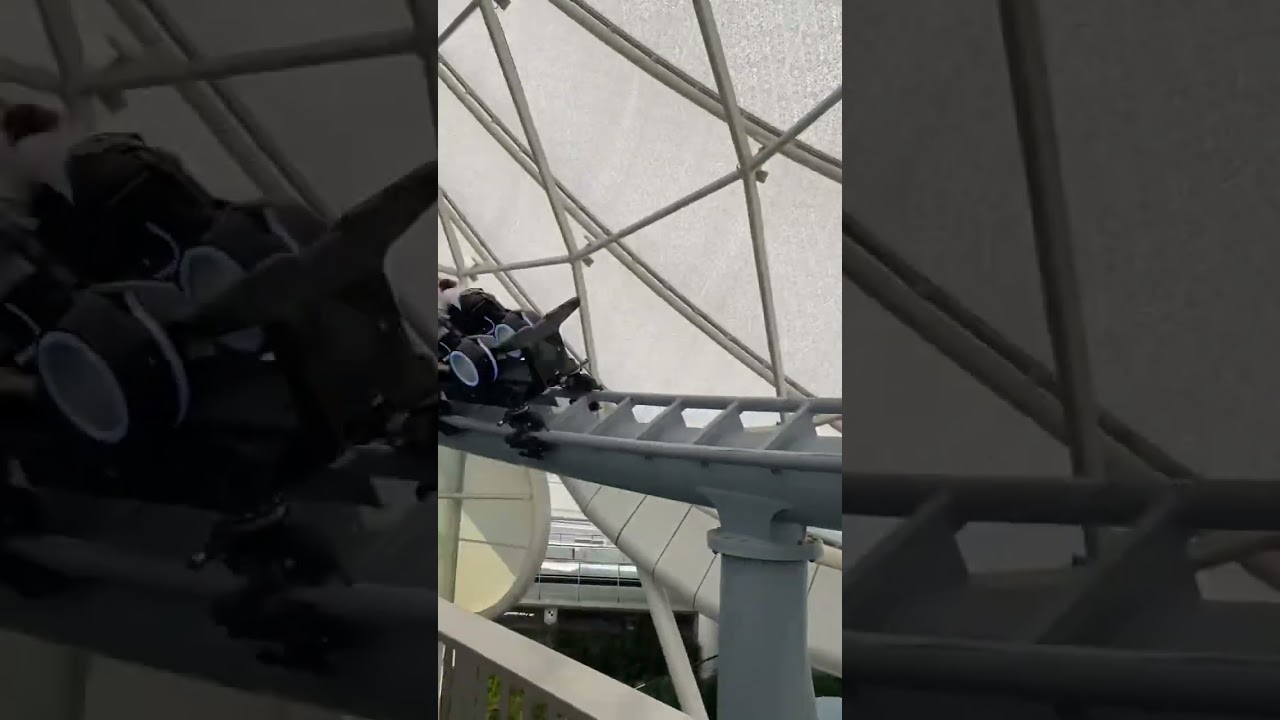 Tron Lightcycle / Run Train Passes by at the Magic Kingdom - Walt Disney World