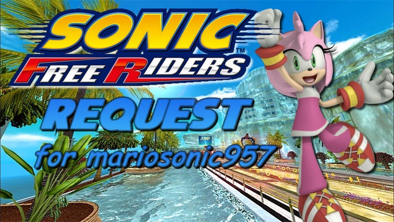 Sonic Free Riders - Amy Rose in Dolphin Resort [Request] - YouTube