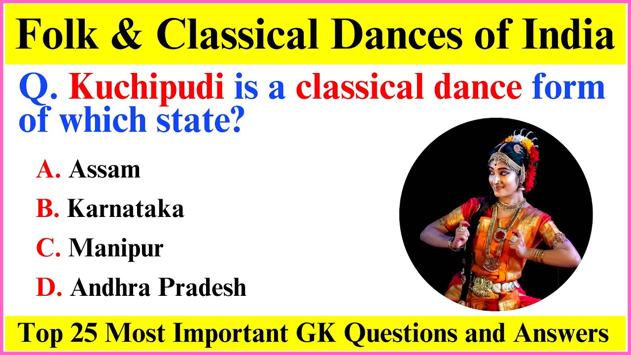 Folk Dances of India | Indian Art and Culture | Folk Dances of All States | GK Questions in English