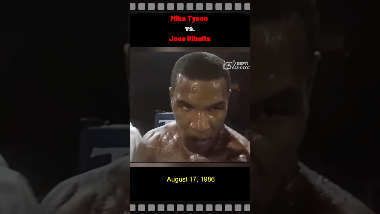 Mike Tyson Came As A Storm That Night Against Jose Ribalta! 