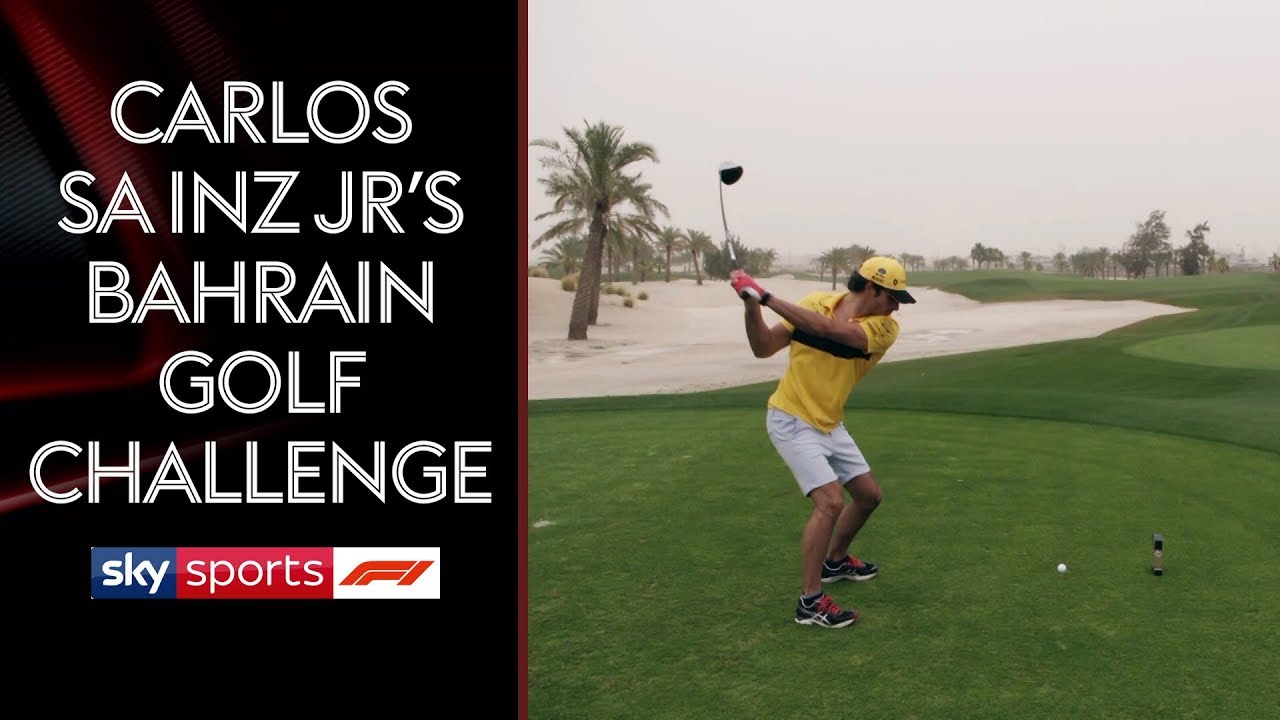 Carlos Sainz Jr's Bahrain Golf Challenge ⛳ - YouTube