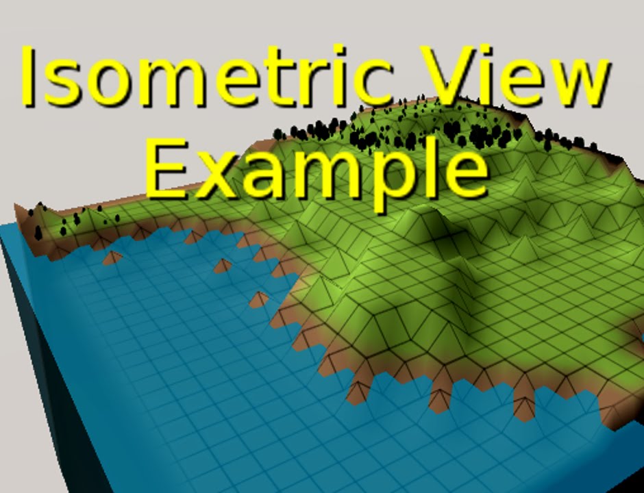 Tycoon Terrain isometric view - YouTube