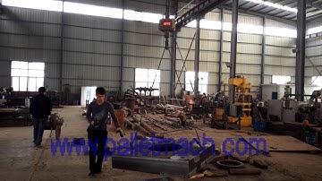 Video of static load test of mould press pallet