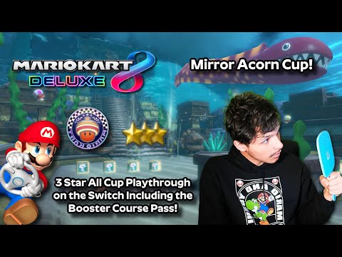 Mario Kart 8 Deluxe 3 Star All Cup Playthrough #95 - Mirror Acorn Cup Ft. Daisy Mii