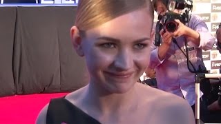 ブリット・ロバートソン、ジョージ・クルーニーとの共演に「ふさわしい演技をしなければ」映画「トゥモローランド」ジャパンプレミア　#Britt Robertson　#Tomorrowland
