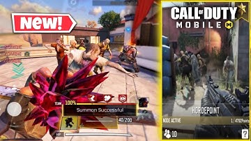 *NEW* Zombie Mode HORDEPOINT Gameplay in COD Mobile Season 9 2024 | COD Mobile Hordepoint Gameplay