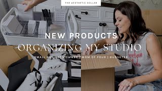 Studio Vlog | No. 5 |  Unboxing New Products | Organizing + Resetting my Studio