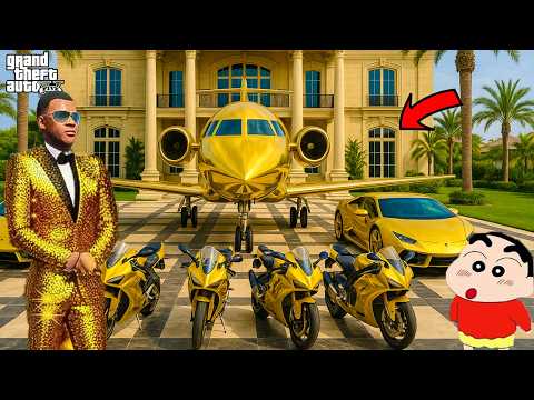 SHINCHAN BLUE GANG VS FRANKLIN RED GANG l GTA5 MODS