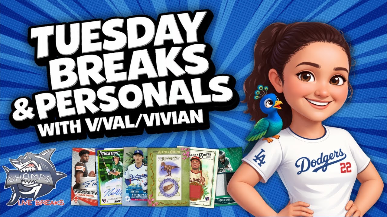 03/03/2026 ~ LIVE BASEBALL & FOOTBALL BREAKS + PERSONALS w/ V/VAL/VIVIAN