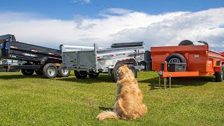 Weberlane and K-Haul 7 Ton Hydraulic Dump Trailers!