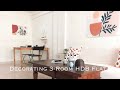 Simple everyday life: Decorating a 65 sqm/ 700 sqft 3-room HDB apartment flat using cheap props