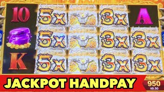 🔥BIGGEST HANDPAY IN YOUTUBE on DRAGON TREASURE🔥 KONAMI Slot CRAZY Jackpot Handpay Bonus