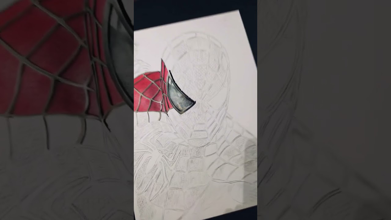 Desenhando Homem aranha - parte 01 