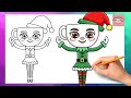 How To Draw Ballerina Peppermintina | Steal A Brainrot | Easy Drawing Tutorial